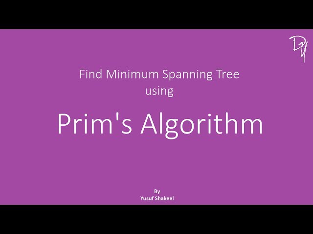 Prim's Algorithm - step by step guide