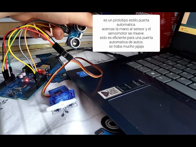 Hice una puerta automatica 😲😲😲