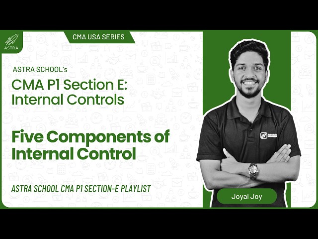 Five Components of Internal Control | CMA USA | Part 1 | Section E | Malayalam