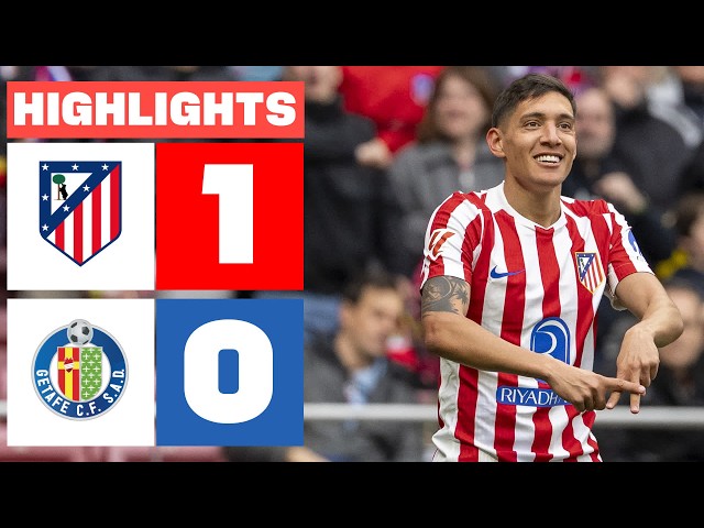 ATLÉTICO DE MADRID 1 -  0 GETAFE CF | HIGHLIGHTS LALIGA EA SPORTS