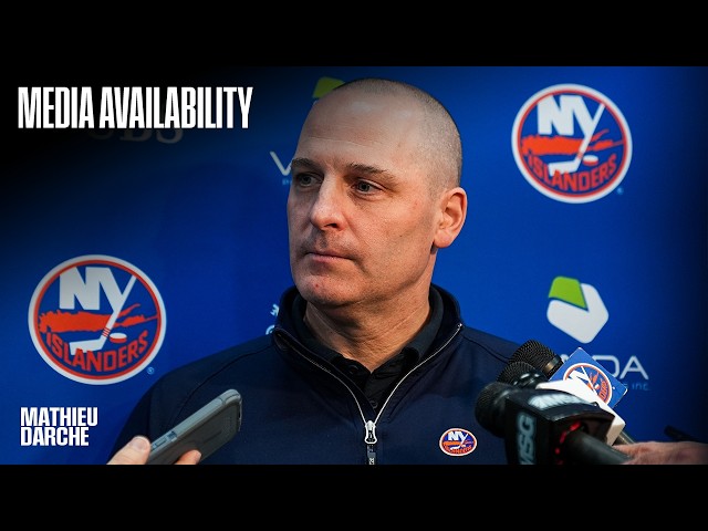 New York Islanders GM und EVP Mathieu Darche: Medientermine nach der Einstellung von Peter DeBoer