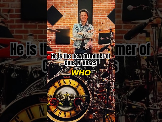 Who is the new drummer of Guns N’ Roses? #gunsnroses #rock