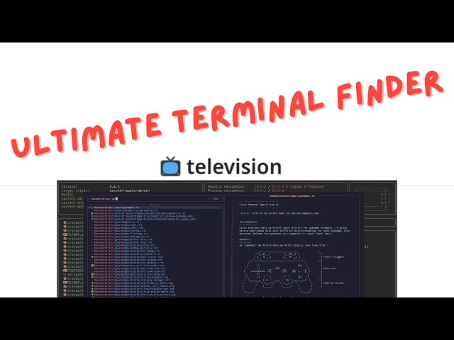 Television: The Ultimate Terminal File Finder