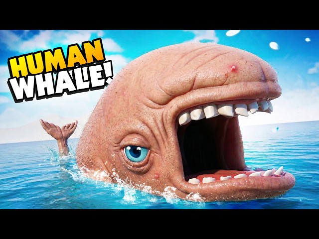 The HUMAN FLESH Whale Is the Weirdest BEAST in Goat Simulator 3!
