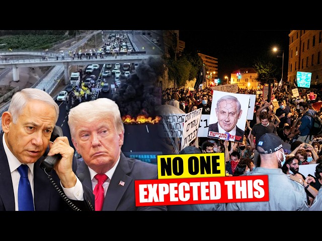 Netanyahu flee massive protest in Tel Aviv as Trump back down on Iran  - OPTM