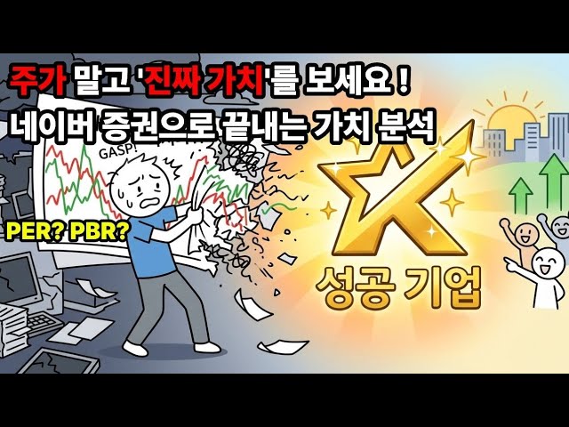 'True Value' Analysis Method Known Only to Money Makers (How to Utilize Naver Stock's Free Tools ...