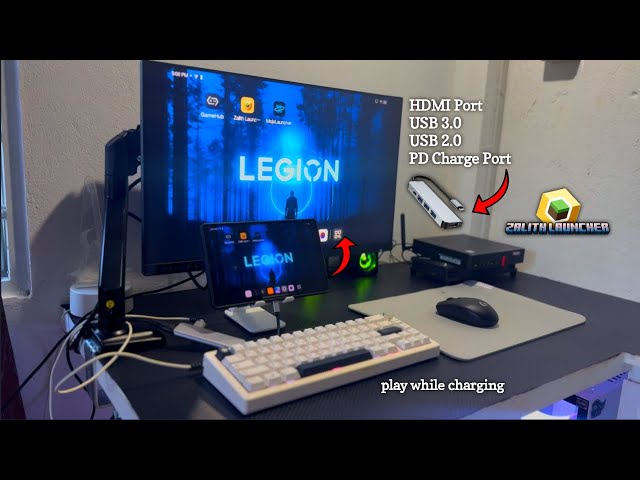 how to play minecraft java on android with monitor mouse and keyboard while charging zalithlauncher