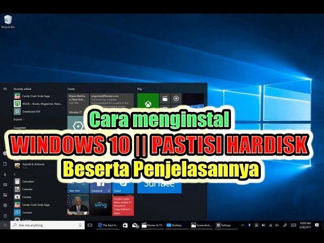 Instal Windows 10 || Partisi Hardisk || Setting Bios || Langkah-langkah dan Penjelasannya