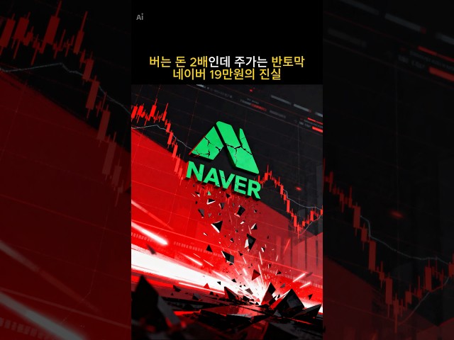 Earnings doubled, yet the stock price cut in half. The truth behind Naver's 190,000 won price.