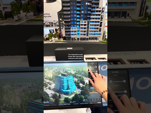 Our interactive scale model that impressed everyone who saw it 👀