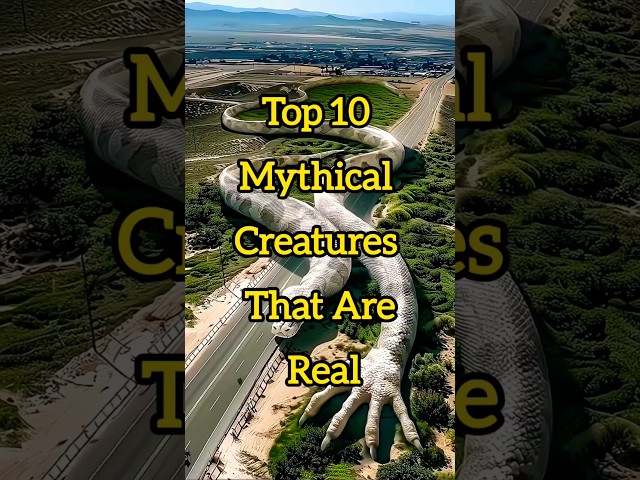 10 mythical creatures that are real #youtubeshorts #mythical #mythology #creature #mermaid #dragon