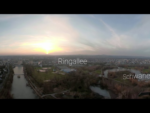 Luftaufnahmen des Landkreises Gießen in 360 Grad