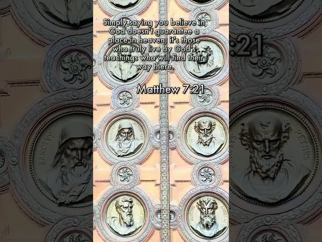 Matthew 7:21 True Believers