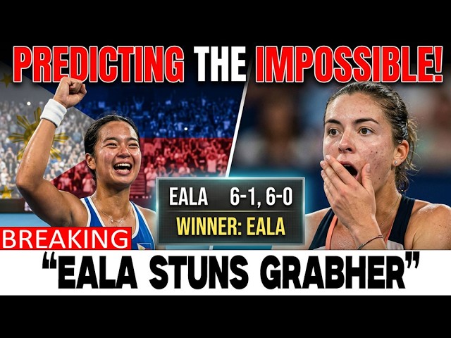 Alexandra Eala Shocks the Tennis World! Historic Win vs Julia Grabher 🎾 | Unbelievable Match!