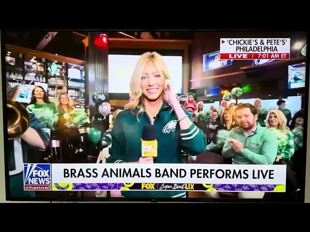 🎺 Brass Animals on Fox & Friends – Live from Chickie’s & Pete’s in Philly - Segment 1! 🎺