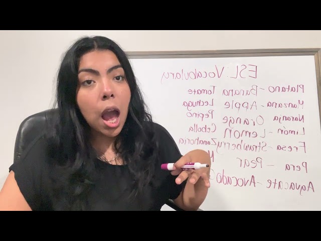 ESL Lesson 11: Vocabulary