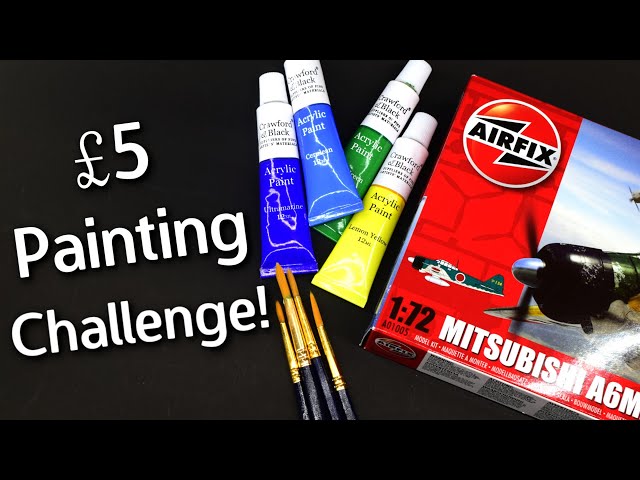 Can you Paint a Model Kit on a £5 budget? Painting Challenge