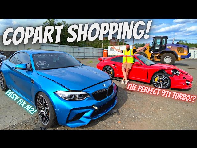Buying CHEAP Sports Cars At Copart SALVAGE AUCTION | Dream 911 Turbo!?
