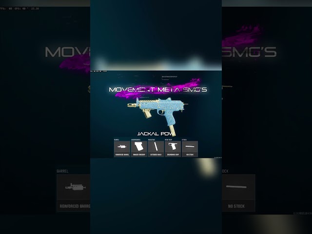 #1 MOVEMENT SMG CLASS SETUPS 🩷 #warzone #rebirthisland #callofduty #loadout #codwarzone