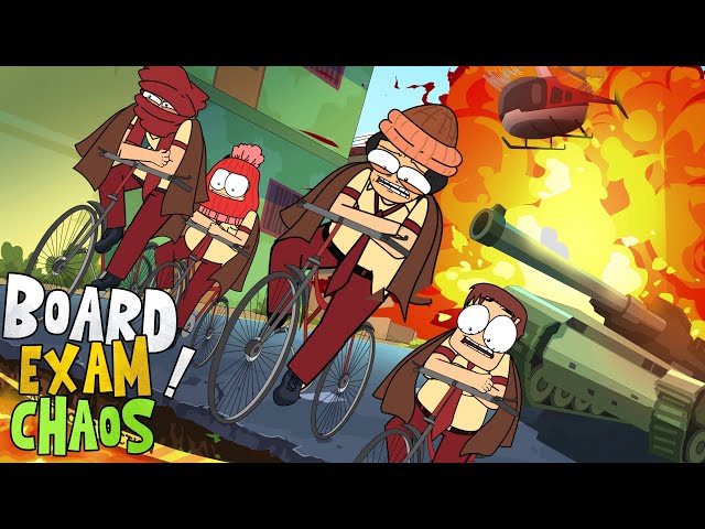 Scary Indian High School | EP 02 | ft.Board Exam Chaos | HardToonz