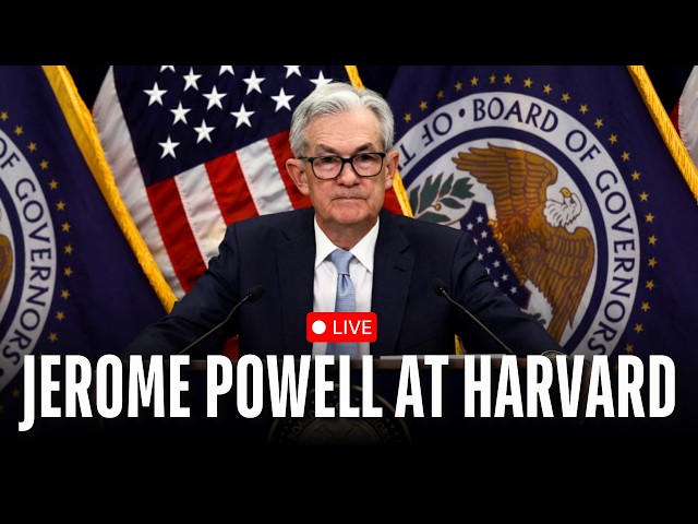 LIVE: US Fed Chair Jerome Powell | Jerome Powell Speech At Harvard