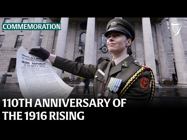 Proclamation read outside the GPO to commemorate 1916 rising