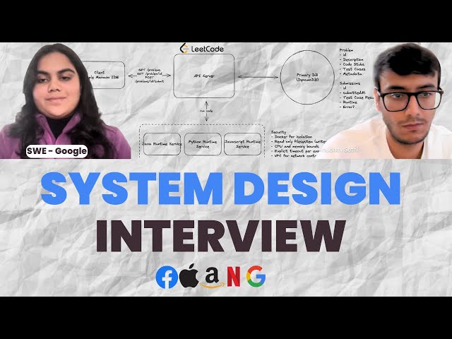 System Design Mock Interview: Design Leetcode ft. Ex Google Engineer