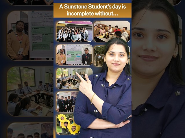 A Day in the Life of a Sunstone Student | Faculty Reveals the Reality #shorts #sunstone #collegelife