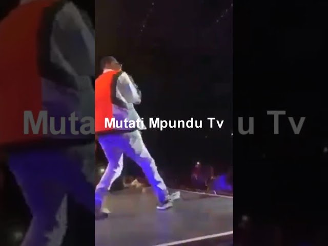 Slapdee Falls Off the Stage While Performing "Watch This" @MutatiMpunduTv