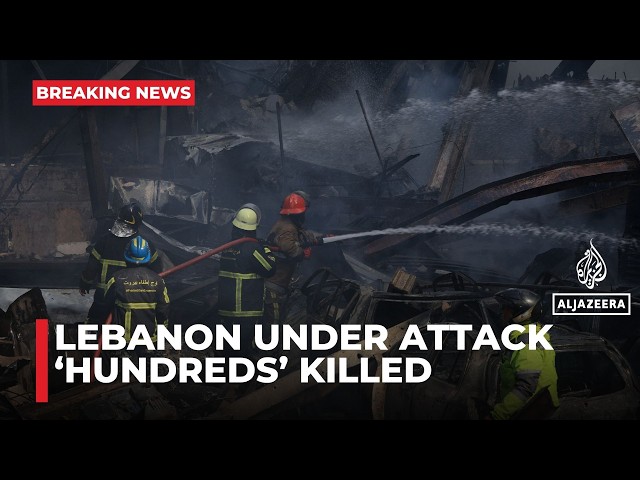 ‘Hundreds’ killed, wounded in latest wave of Israeli strikes on Lebanon