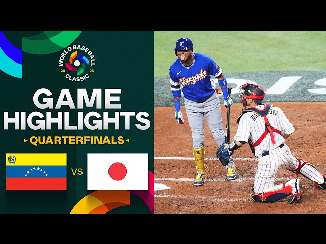 Venezuela vs. Japan 2026 World Baseball Classic | Game Highlights