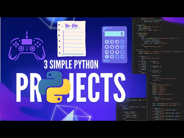 Start Coding with These 3 Simple Python Projects!