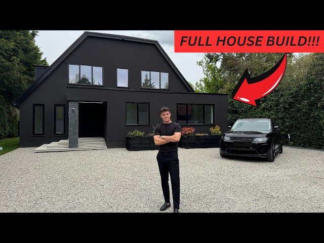 I BUILT A BLACK HOUSE! (START TO FINISH)