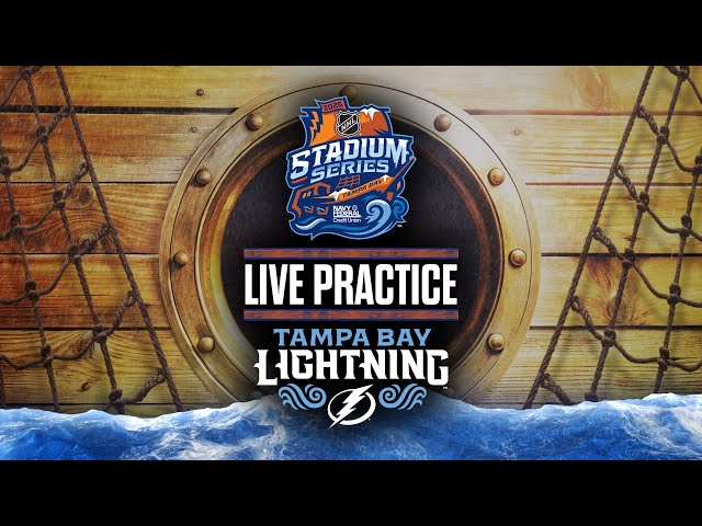 Tampa Bay Lightning Live Practice from Raymond James Stadium