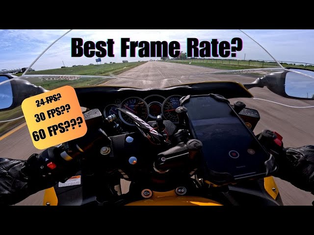 Best Frame Rates for Motorcycle Videos – 24fps vs 30fps vs 60fps Comparison