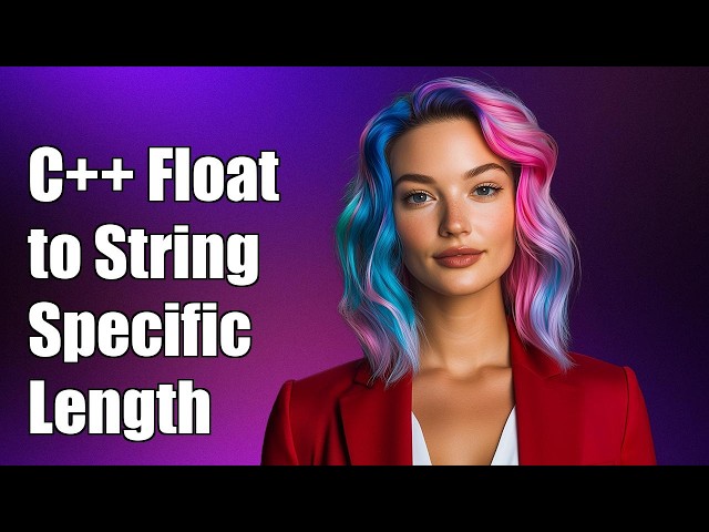 C++ float to string with specific length
