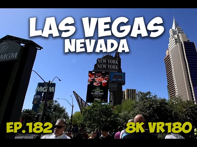 Ep.182 Las Vegas Nevada – Modern Strip Architecture Waldorf CityCenter and Eataly 8K VR180 3D Travel