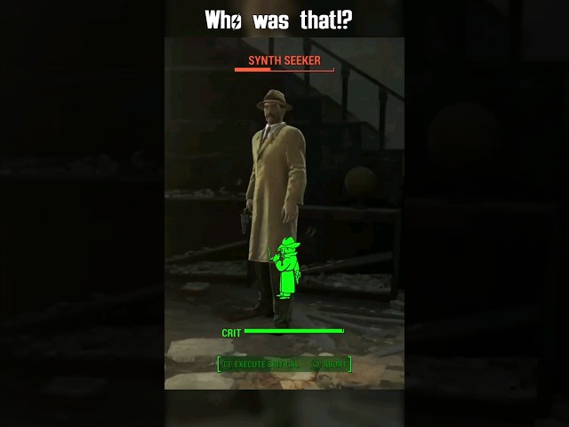 Mysterious Stranger appears in Fallout 4!
