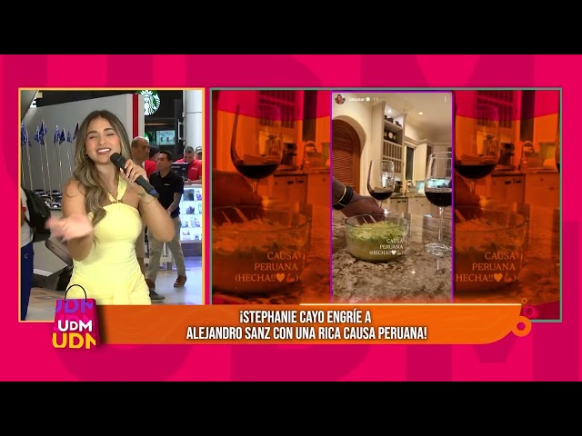 Un Día en el Mall - ABR 06 - STEPHANIE CAYO ENGRÍE A ALEJANDRO SANZ CON CAUSA PERUANA-  | Willax