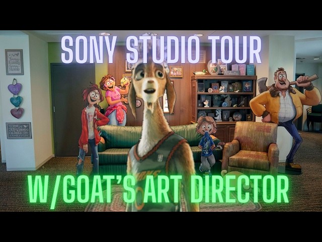 Sony Pictures Animation Studio Tour with GOAT Art Director & Head of Technology