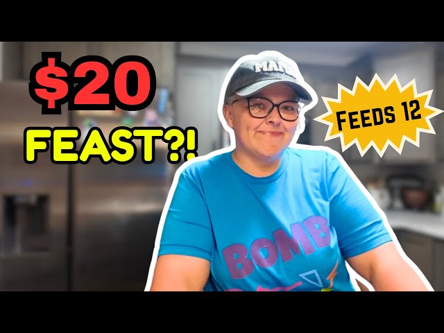$20 Easter Feast Feeds 12 People! Dessert From The Pantry To Save $$