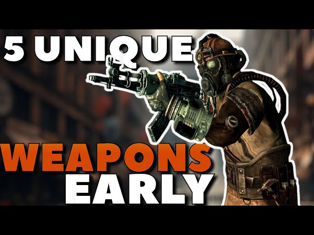 Fallout 3 - 5 Early Unique Weapons