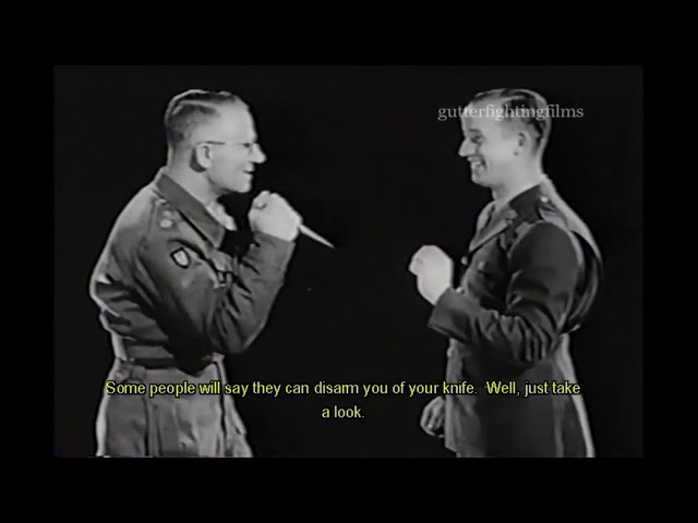 Fairbairn knife fighting method. the father of knife fighting