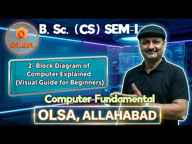 Block Diagram of Computer 🔥 Easy Explanation in Hindi | B.Sc 1st Year Computer Science