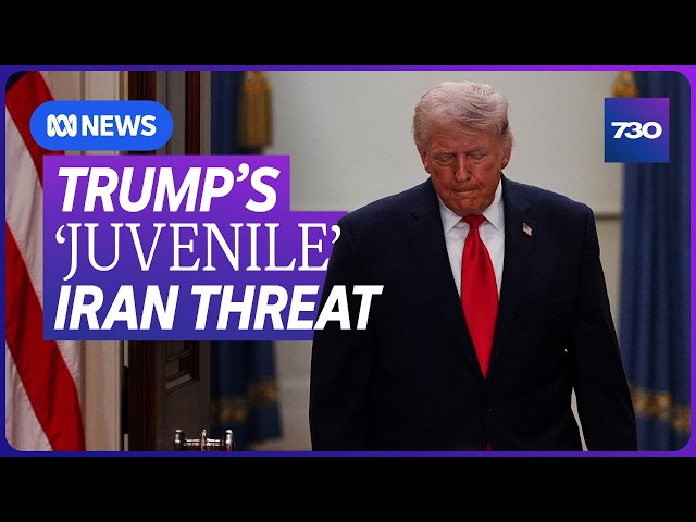 Trump says Iran must reopen the Strait of Hormuz or face 'hell' | 7.30
