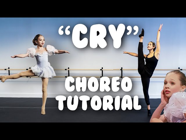 Learn Maddie Ziegler's Cry Solo From Dance Moms- Full Dance Tutorial