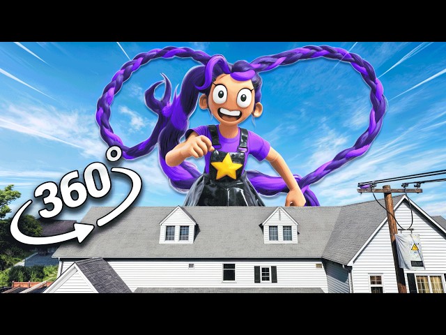 Lily Lovebraids - Poppy Playtime Appear In Town | 360° VR Animation