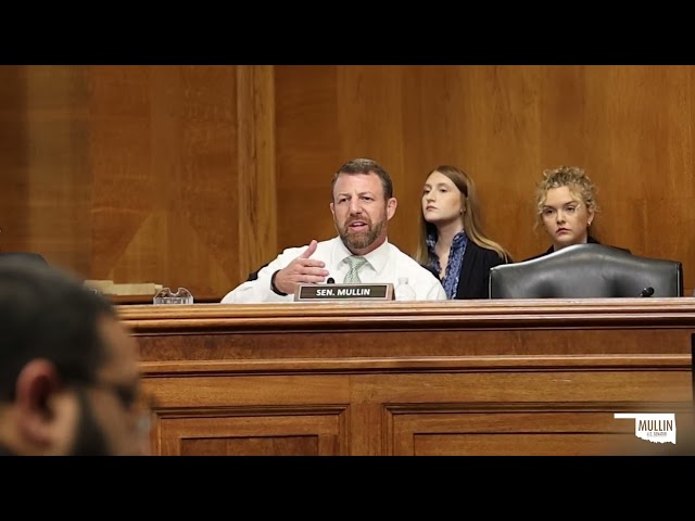 Sen. Mullin on Biden's EPA Bureaucrats: "They've Never Gotten Crap on their Boots"