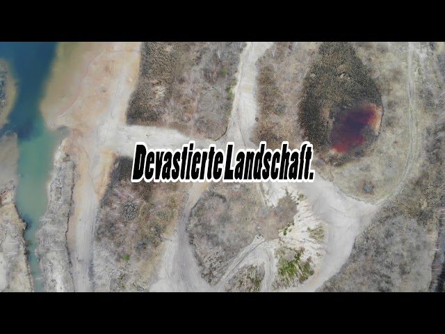 Flug über Hainer und Kahnsdorfer See im März 2021