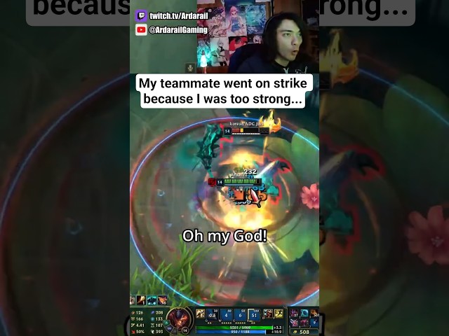 Kayne Went on Strike #leagueoflegends #lolarena #xinzhao